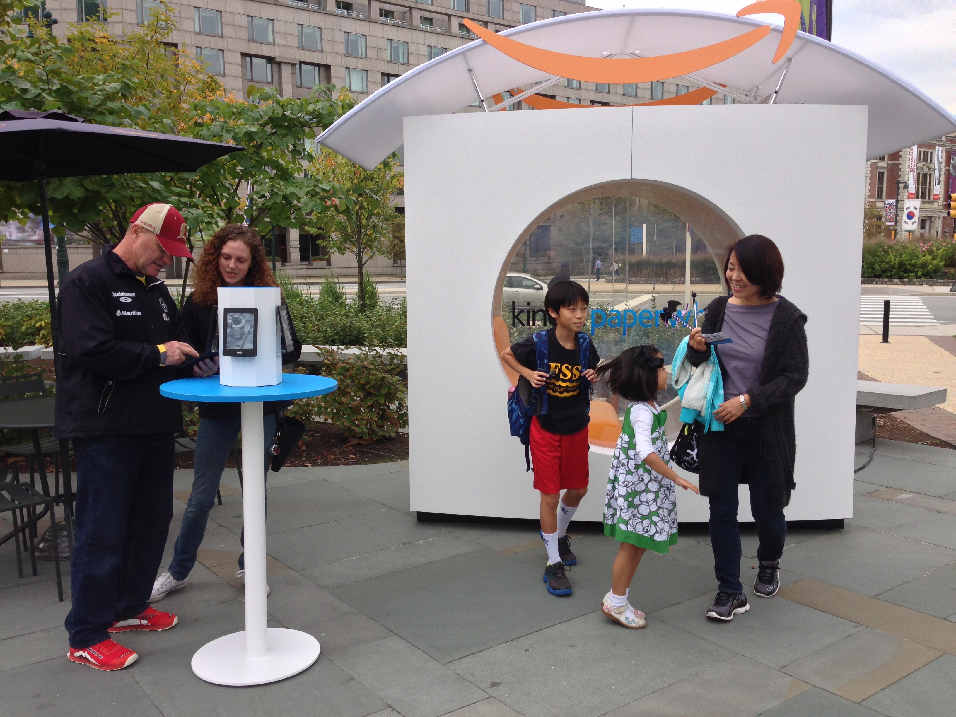 Amazon Kindle on the Parkway